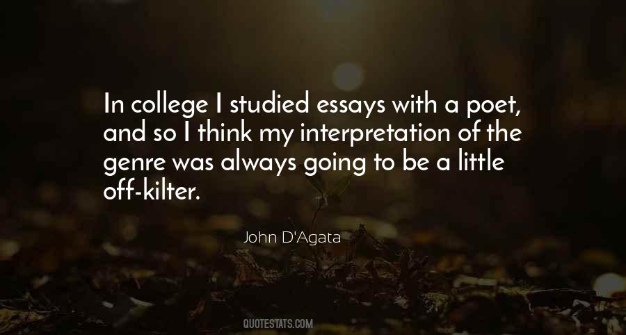 Quotes About College #1851062