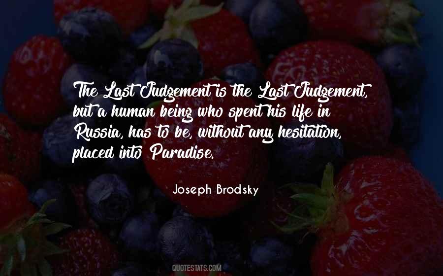 Human Judgement Quotes #788500