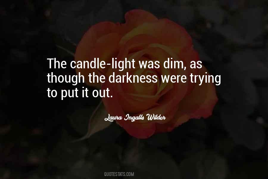 Quotes About Dim Light #154949