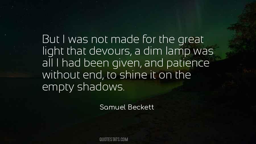 Quotes About Dim Light #735409