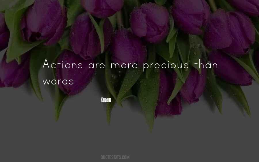 Quotes About Actions Rather Than Words #117396