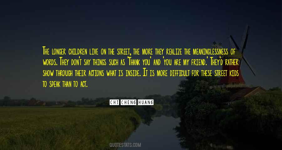Quotes About Actions Rather Than Words #785205