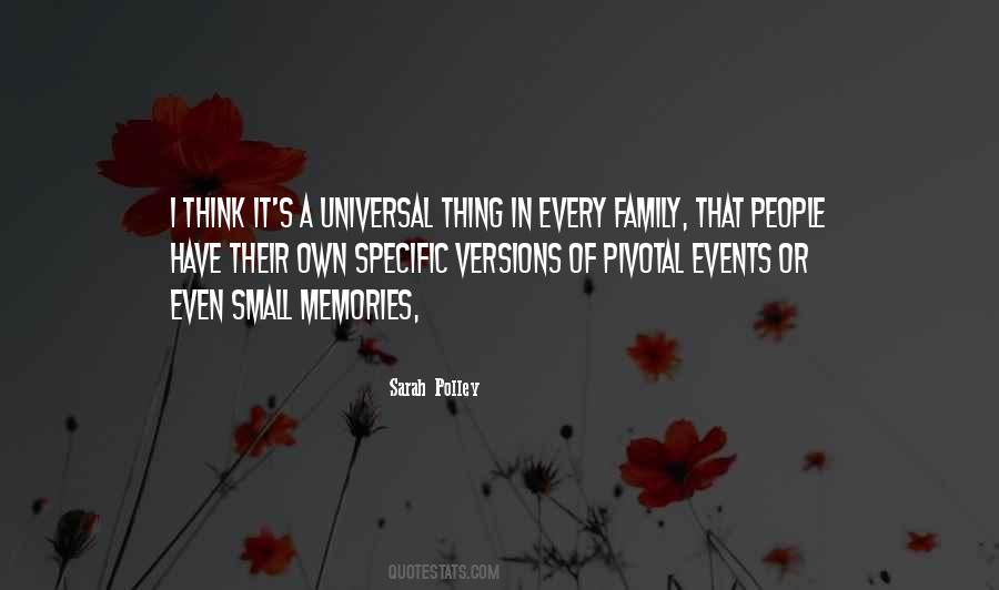 Quotes About Family Memories #678516