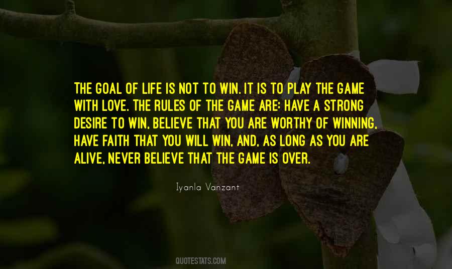 Life Is A Game Love Quotes #137442