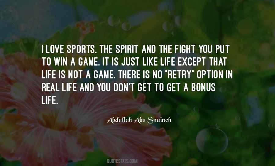 Life Is A Game Love Quotes #1653011