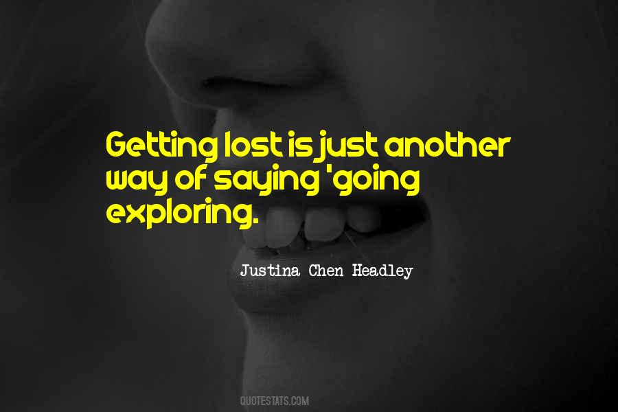 Quotes About Getting Lost #1200534