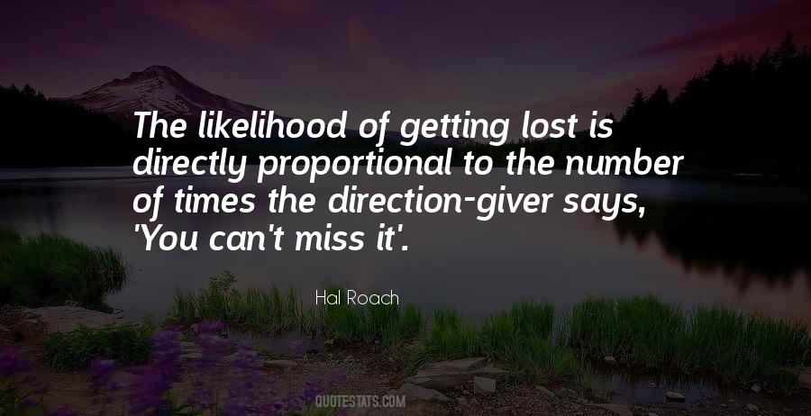 Quotes About Getting Lost #304737