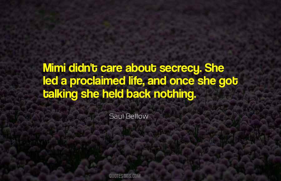 Quotes About Mimi #155272