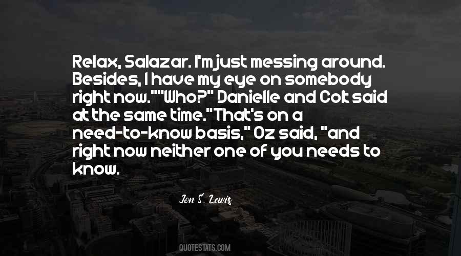 Quotes About Messing Around With Someone #310220
