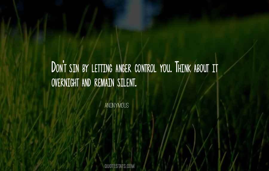Quotes About Letting Anger Control You #742580