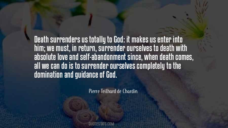 Quotes About Surrender To God #174553