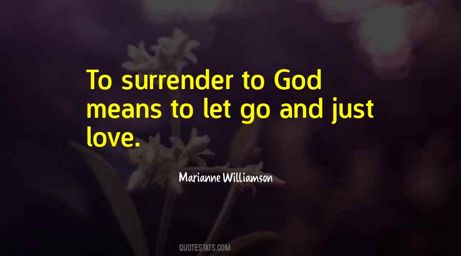 Quotes About Surrender To God #1760266