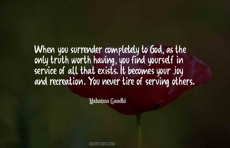 Quotes About Surrender To God #253855