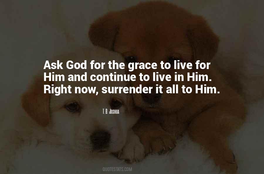 Quotes About Surrender To God #313765