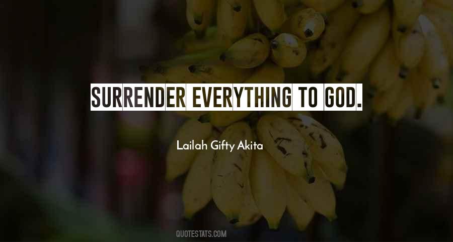 Quotes About Surrender To God #426599