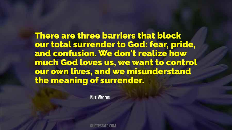 Quotes About Surrender To God #430732