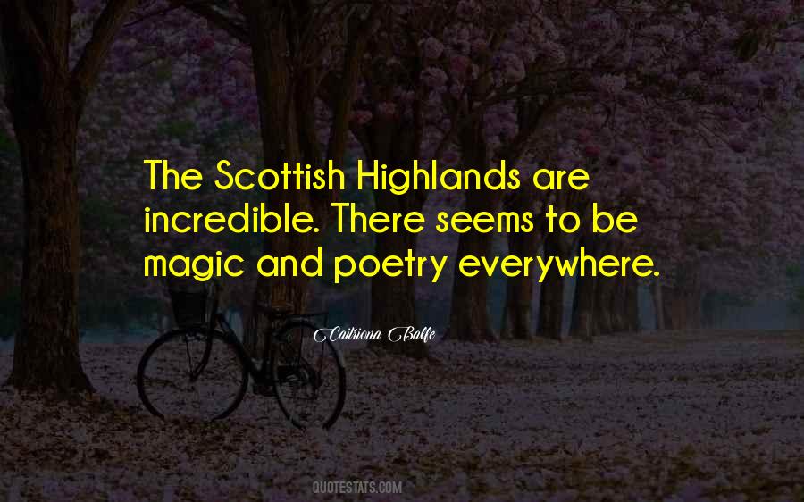 Quotes About Scottish Highlands #1546903