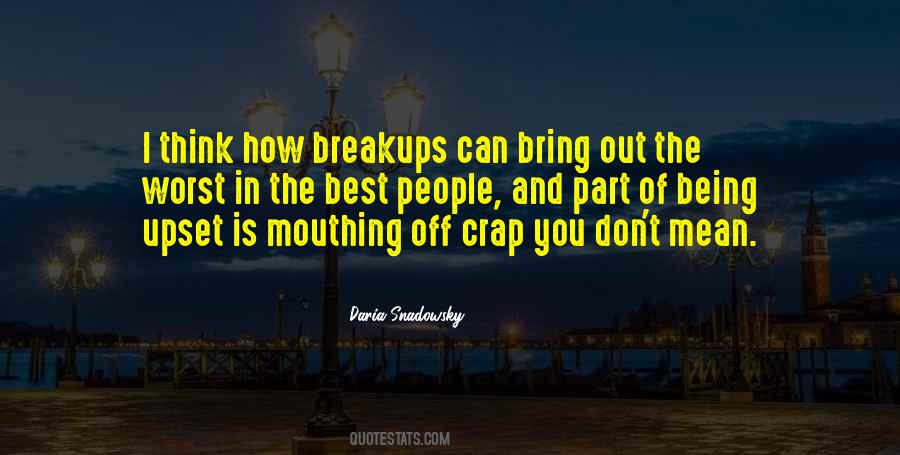 Quotes About Mouthing Off #872893