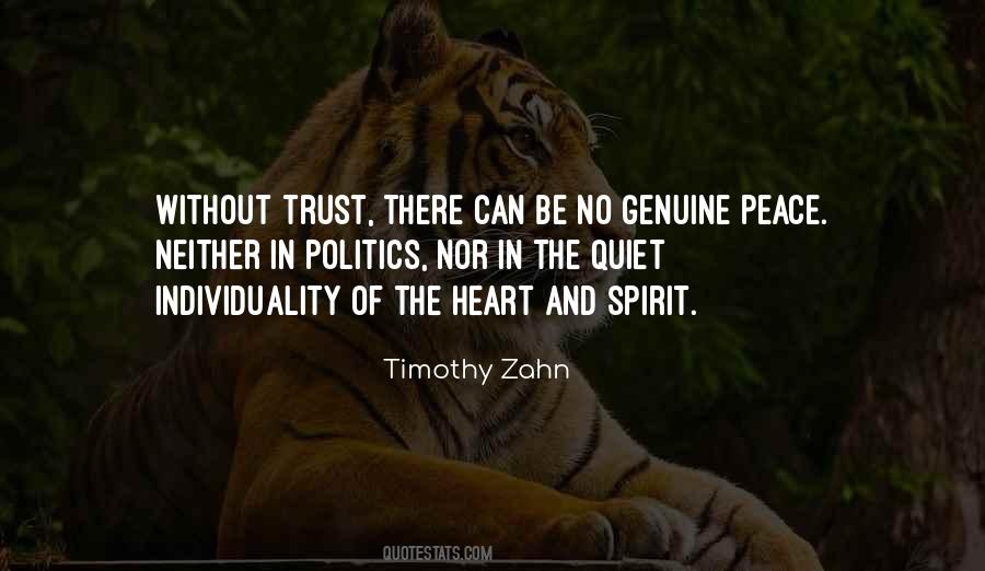 Quotes About Without Trust #1852447