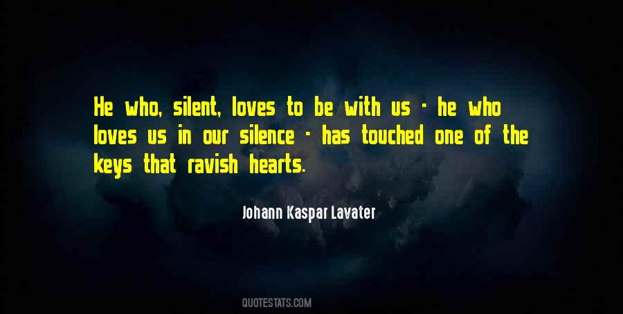 Kaspar Lavater Quotes #454176