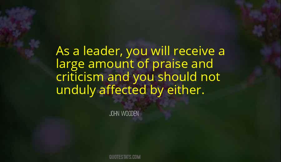 Quotes About Praise And Criticism #223479