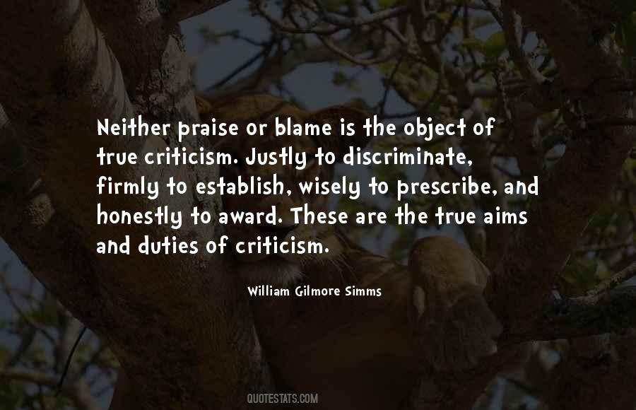 Quotes About Praise And Criticism #610762