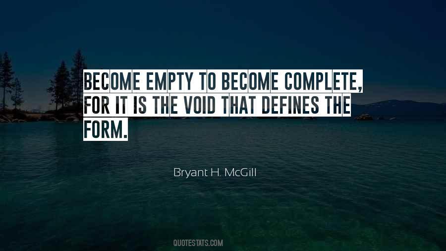 Empty Void Quotes #1342171