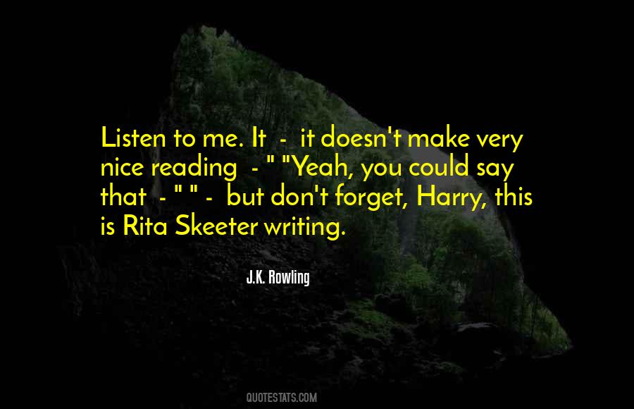 Quotes About Rita Skeeter #374190