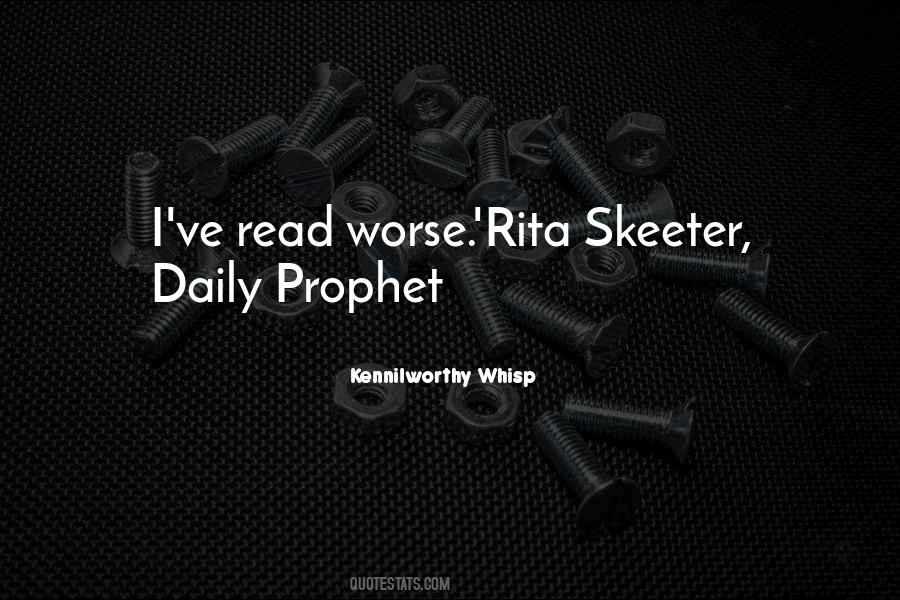 Quotes About Rita Skeeter #691443