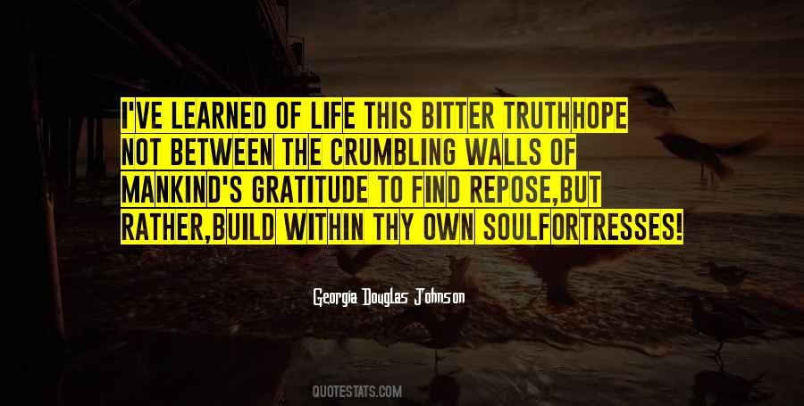 Quotes About Walls Crumbling #158621