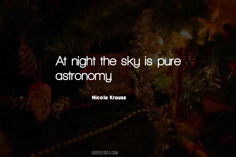 Quotes About The Sky At Night #1288189