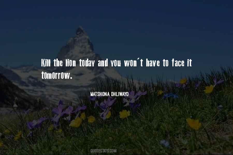 Quotes About The Lion #1095263