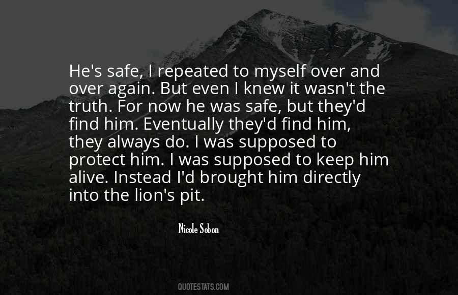 Quotes About The Lion #1226843