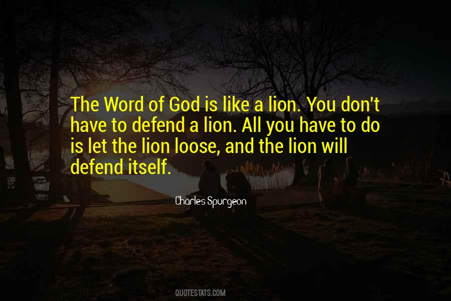 Quotes About The Lion #1261964
