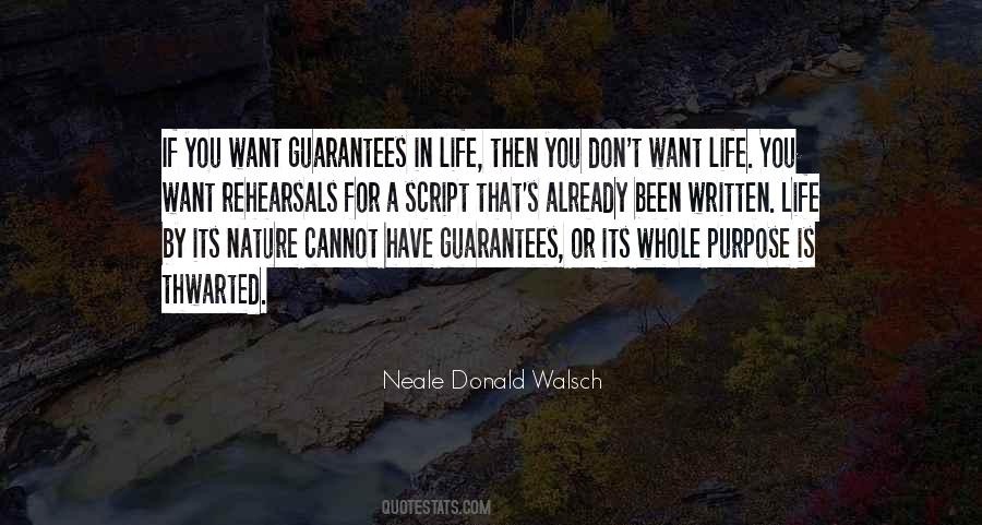 Quotes About Life Has No Guarantees #999096