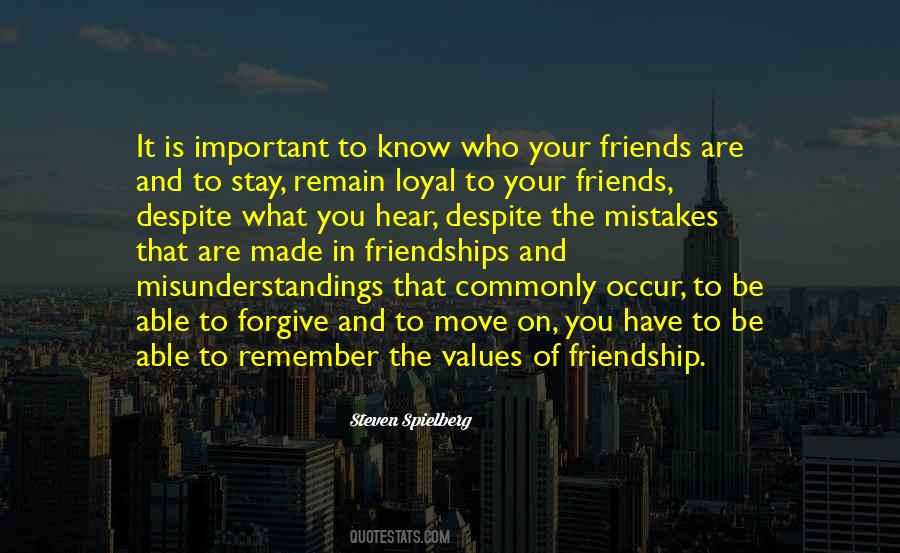 Quotes About Know Who Your Friends Are #107194