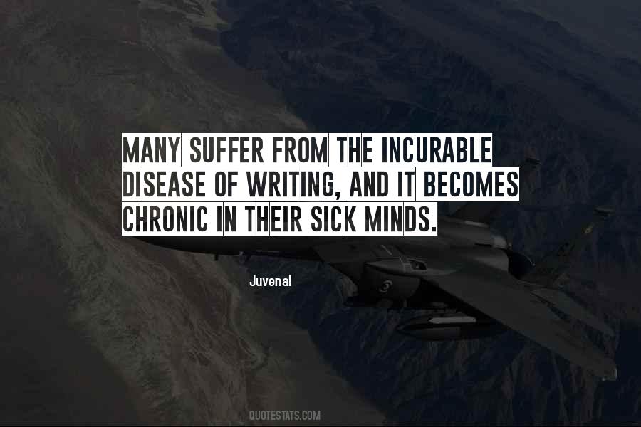 Quotes About Incurable Disease #94083