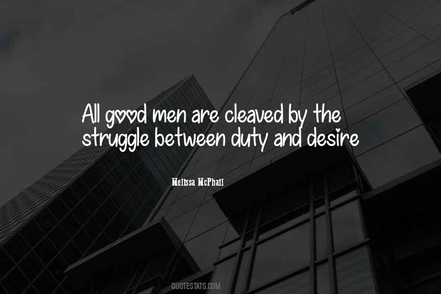 Quotes About Duty And Desire #1527150