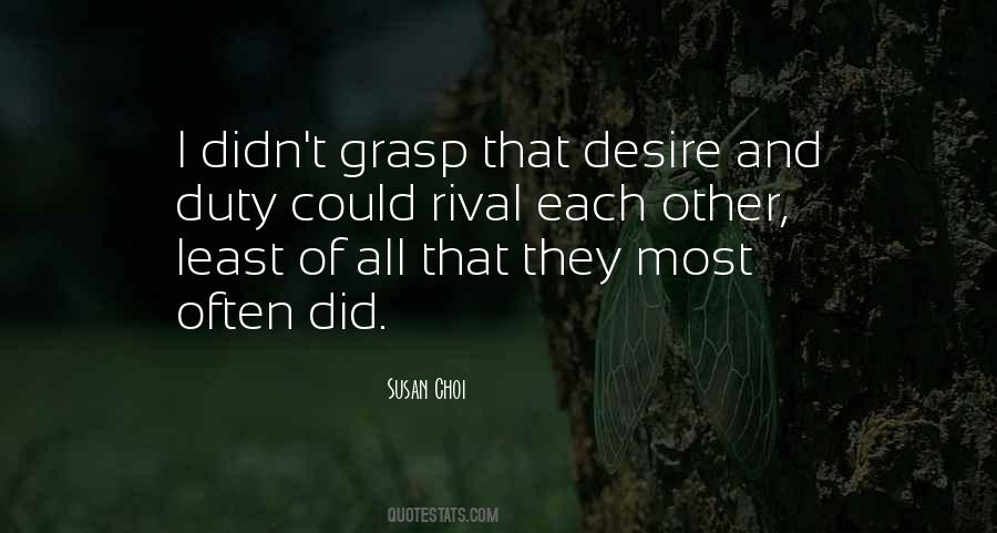 Quotes About Duty And Desire #194598 Quotes About Duty And Desire #194598