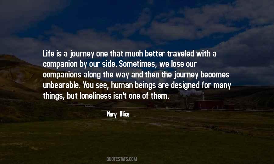 Quotes About Life And The Journey #142691