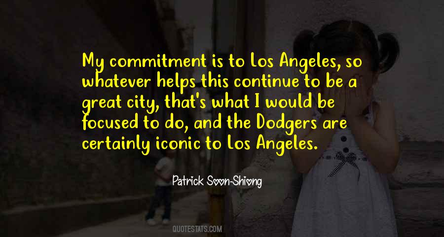 Quotes About Los Angeles City #1113961