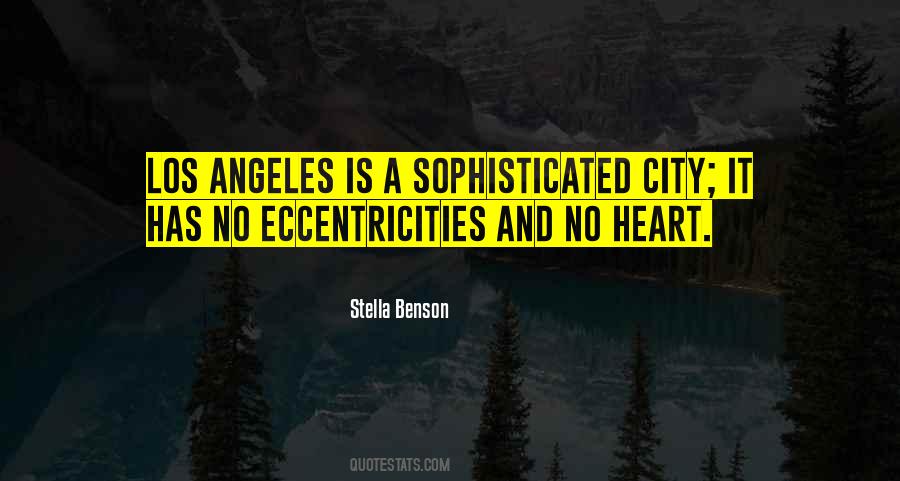 Quotes About Los Angeles City #1548983