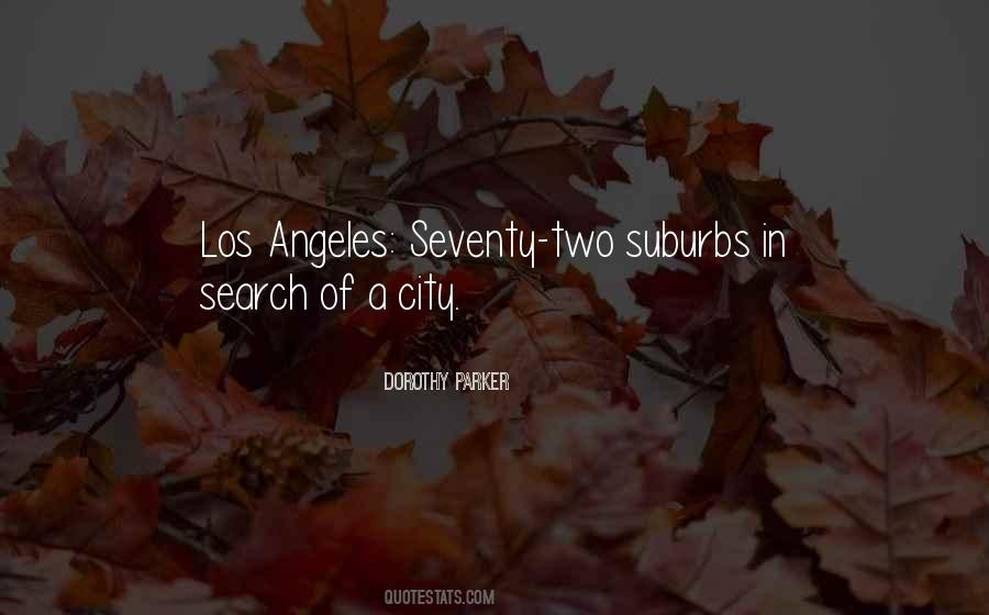 Quotes About Los Angeles City #220800