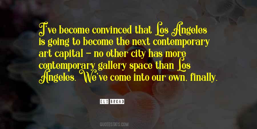 Quotes About Los Angeles City #585357