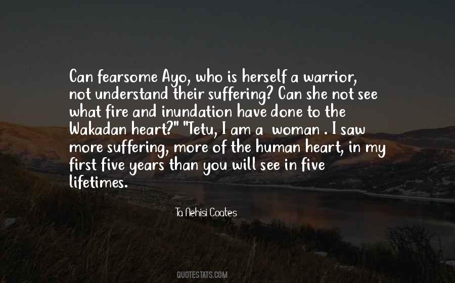 Quotes About Warrior Woman #1582219