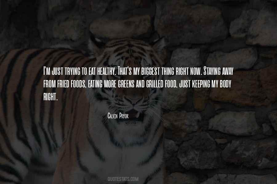 Healthy Greens Quotes #1089583