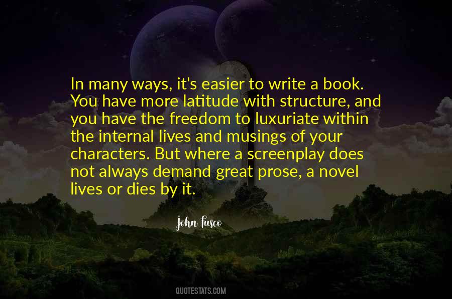 Not To Write A Novel Quotes #1597856