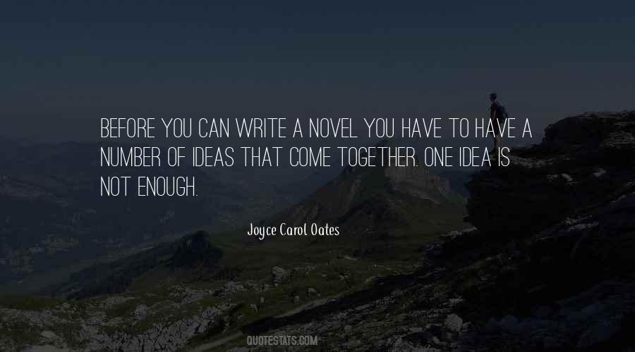 Not To Write A Novel Quotes #589339
