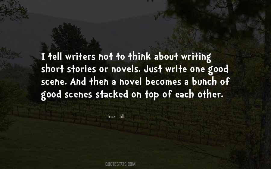 Not To Write A Novel Quotes #804267