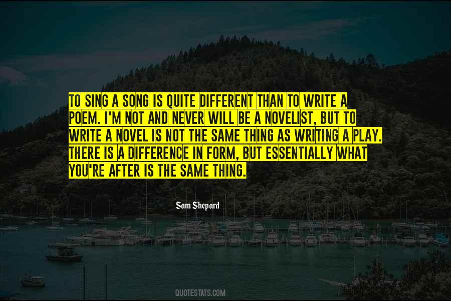 Not To Write A Novel Quotes #980510